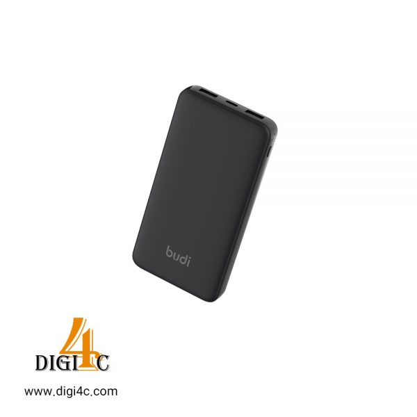 پاور بانک Budi M8J095 Double USB 10Watt Pocket Power Bank 10000 mAh -BLACK