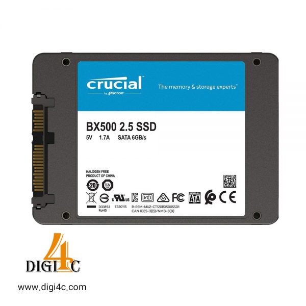 حافظه SSD کروشیال BX500 ظرفیت 240 گیگابایت