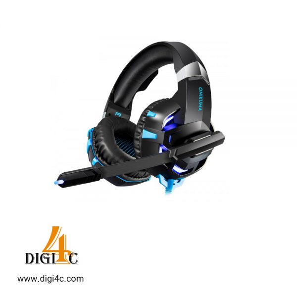 هدست طرح دار GAMING HEADSET ONIKUMA K2 PRO BLUE