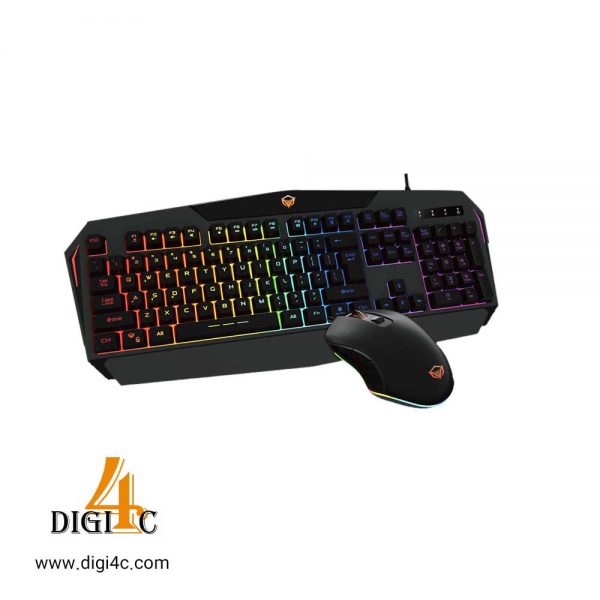 کیبورد و موس با سیم Rainbow Backlit Gaming Keyboard and Mouse C510