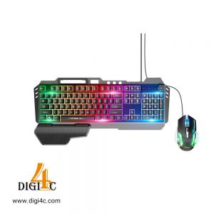 کیبورد و موس گیمینگ هوکو مدل hoco GM12 Wired Gaming Keyboard Mouse