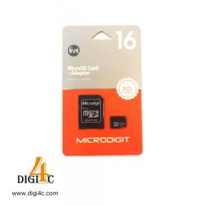 کارت حافظه میکرو microdigit 16gb class10